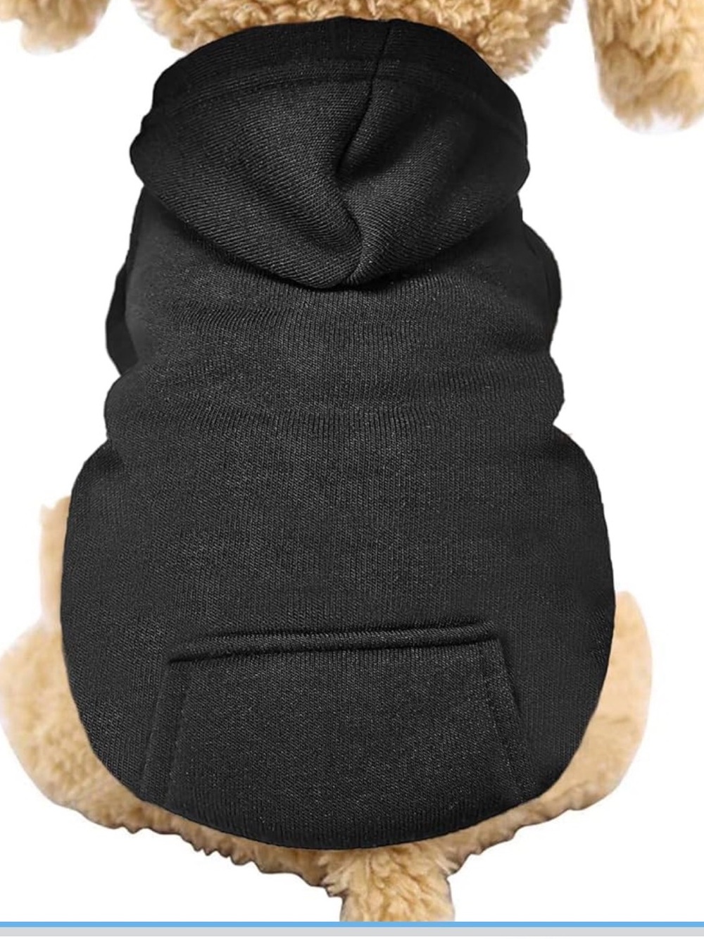 Black Dog Fleece Hoodie Size Small